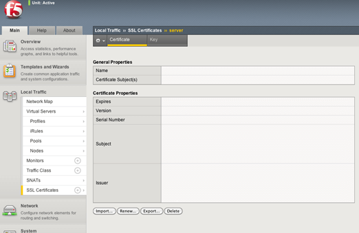打开 F5 BIGIP Web GUI