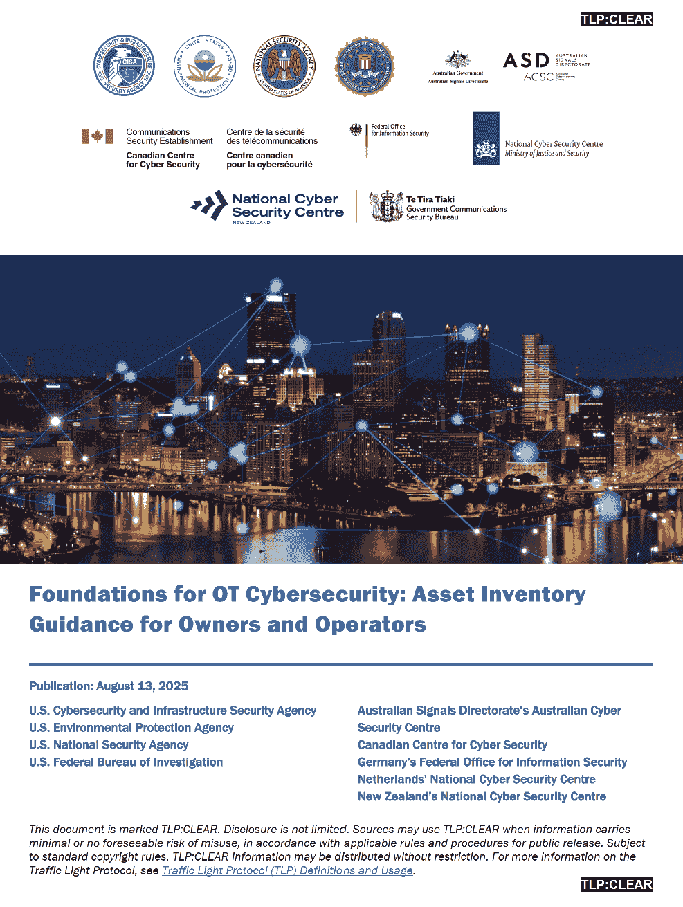 运营技术网络安全指南