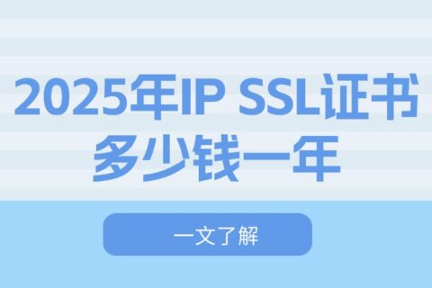 2025年IP SSL证书多少钱一年