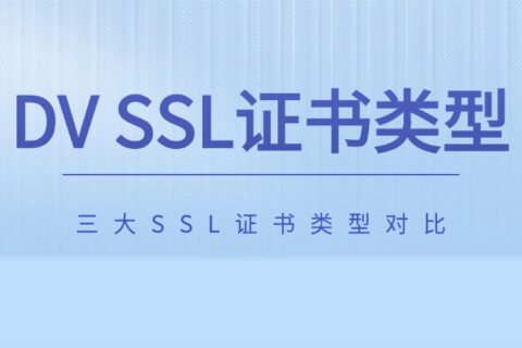 DV SSL证书属于什么类型？三大SSL证书类型对比