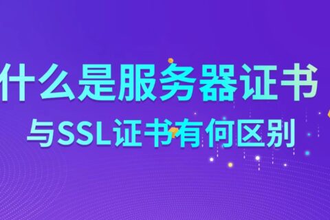 一文读懂服务器证书与SSL证书的区别