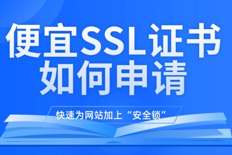 便宜SSL证书如何申请？快速为网站加上“安全锁”