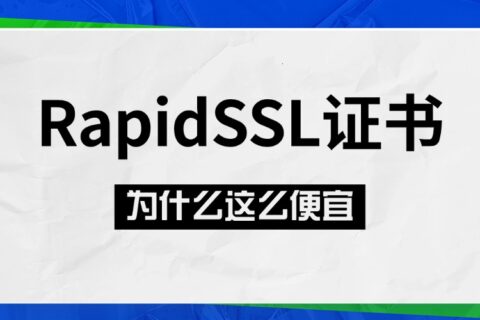 RapidSSL证书：国际品牌价格为何如此便宜