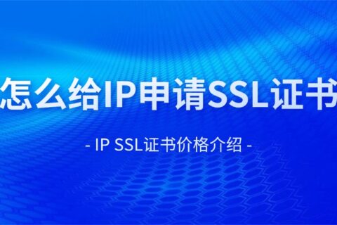 怎么给IP申请SSL证书？IP SSL证书多少钱