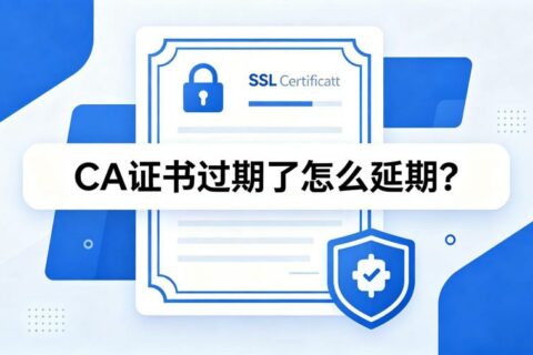 CA证书过期了怎么延期？2026年CA证书续费完整指南