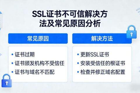 SSL证书不可信怎么解决？常见原因分析及解决方法