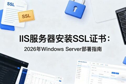 IIS服务器怎么安装SSL证书？2026年Windows Server部署指南