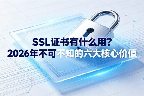 SSL证书有什么用？2026年不可不知的六大核心价值