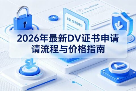 DV证书怎么申请？2026年最新DV证书申请流程与价格指南