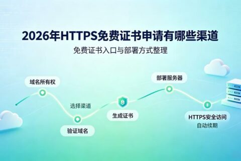 https免费证书申请有哪些渠道