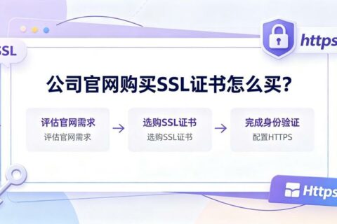 公司官网购买SSL证书怎么买