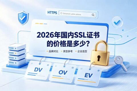 2026年国内SSL证书的价格是多少
