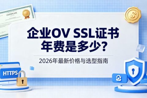企业OV SSL证书年费是多少？2026年最新价格与选型指南