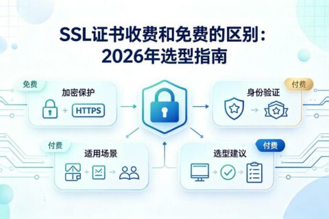 SSL证书收费和免费的区别：2026年选型指南