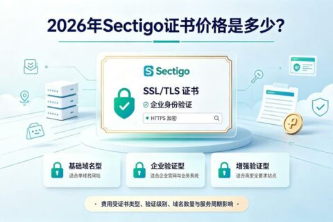 2026年Sectigo证书价格是多少