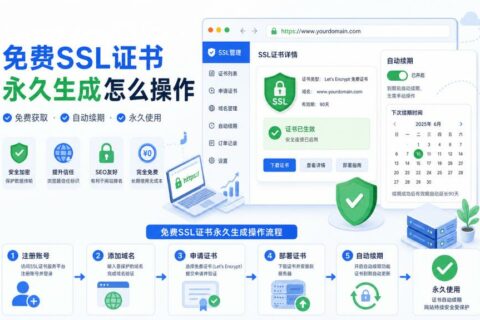 免费SSL证书永久生成怎么操作